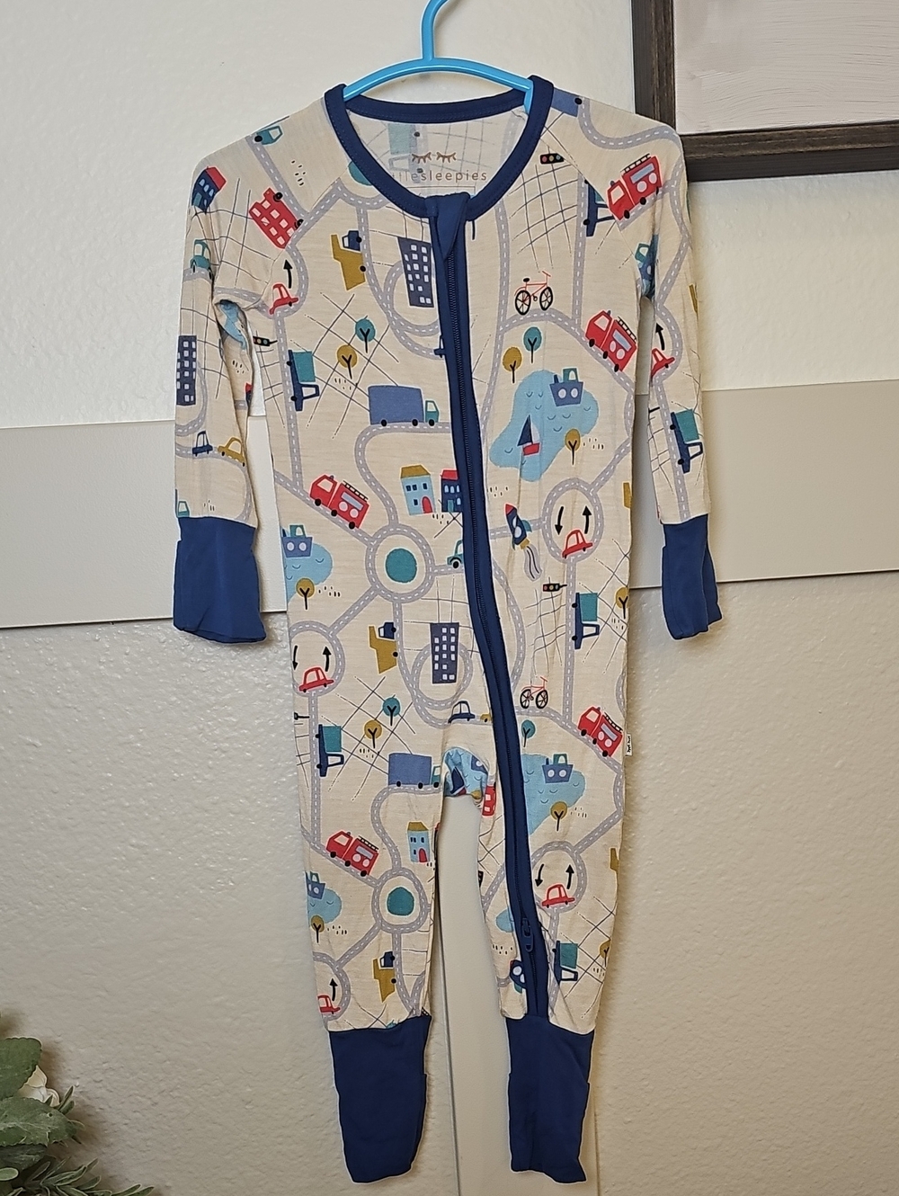 Little Sleepies Road Trip Zippy 3-6m